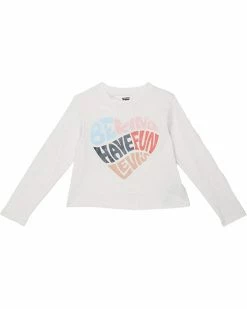 Levi's® Kids Long Sleeve Graphic T-Shirt and Scrunchie Gift Set (Big Kids) | Kids' Sets
