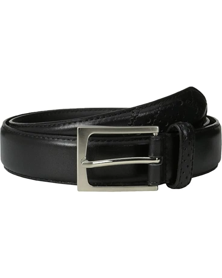 Florsheim Belts Full Grain Leather Belt with Wing Tip Style Tail 32mm