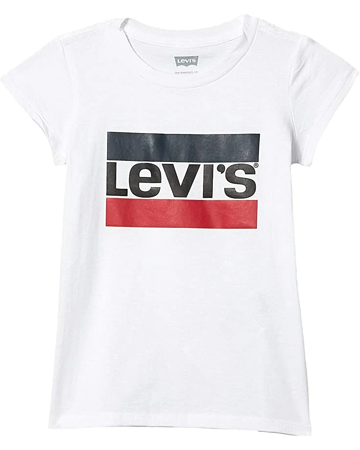 Levi's® Kids Sportswear Logo Tee (Little Kids) | Shirts & Tops - Image 2