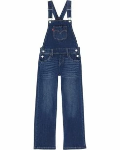 Levi's® Kids Straight Fit Denim Overalls (Big Kids) | Pants