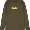 Levi's® Kids Long Sleeve Graphic T-Shirt (Big Kids) | Shirts & Tops
