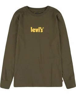 Levi's® Kids Long Sleeve Graphic T-Shirt (Big Kids) | Shirts & Tops