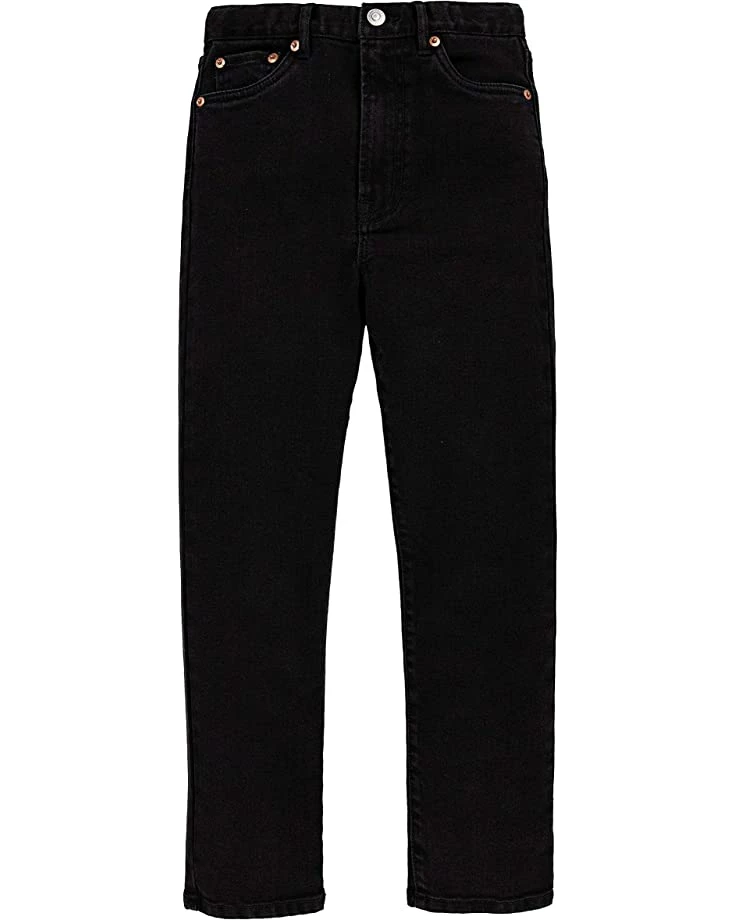 Levi's® Kids Ribcage Straight Ankle Jeans (Big Kids) - Image 3