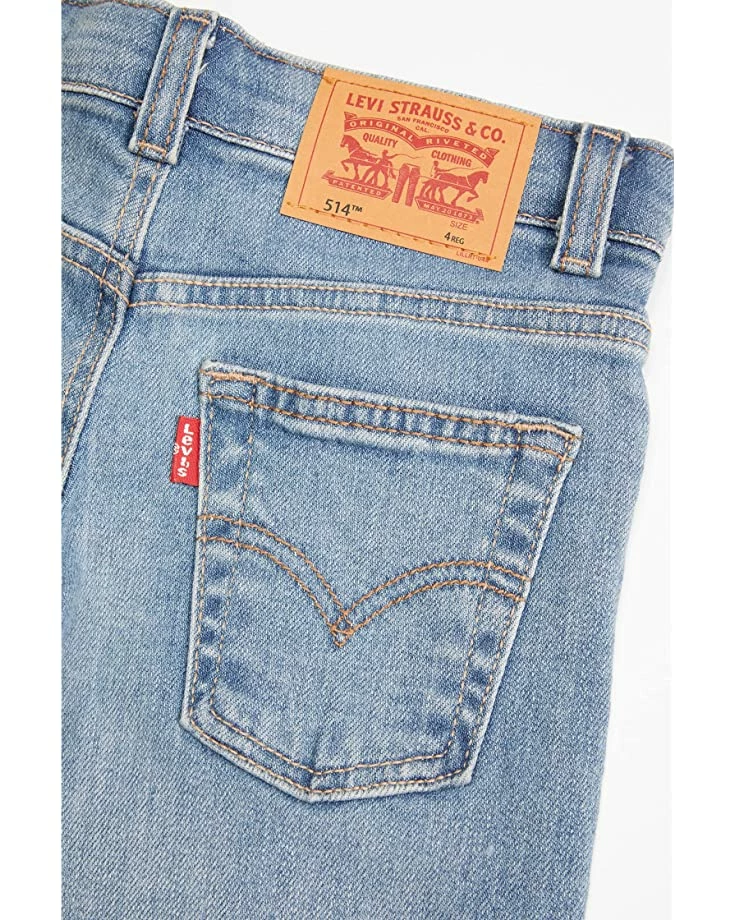 Levi's® Kids 514 Straight Fit Flex Stretch Jeans (Little Kids) - Image 2