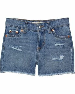 Levi's® Kids Girlfriend Fit Shorty Shorts (Little Kids)