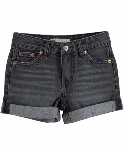 Levi's® Kids Girlfriend Fit Shorty Shorts (Little Kids)