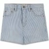 Levi's® Kids High-Rise Denim Shorty Shorts (Big Kids)