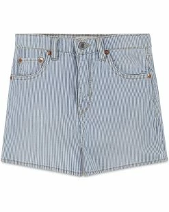 Levi's® Kids High-Rise Denim Shorty Shorts (Big Kids)