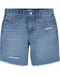 Levi's® Kids Denim Midi Shorts (Big Kids)