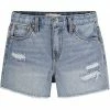 Levi's® Kids Girlfriend Fit Shorty Shorts (Big Kids)