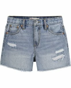 Levi's® Kids Girlfriend Fit Shorty Shorts (Big Kids)